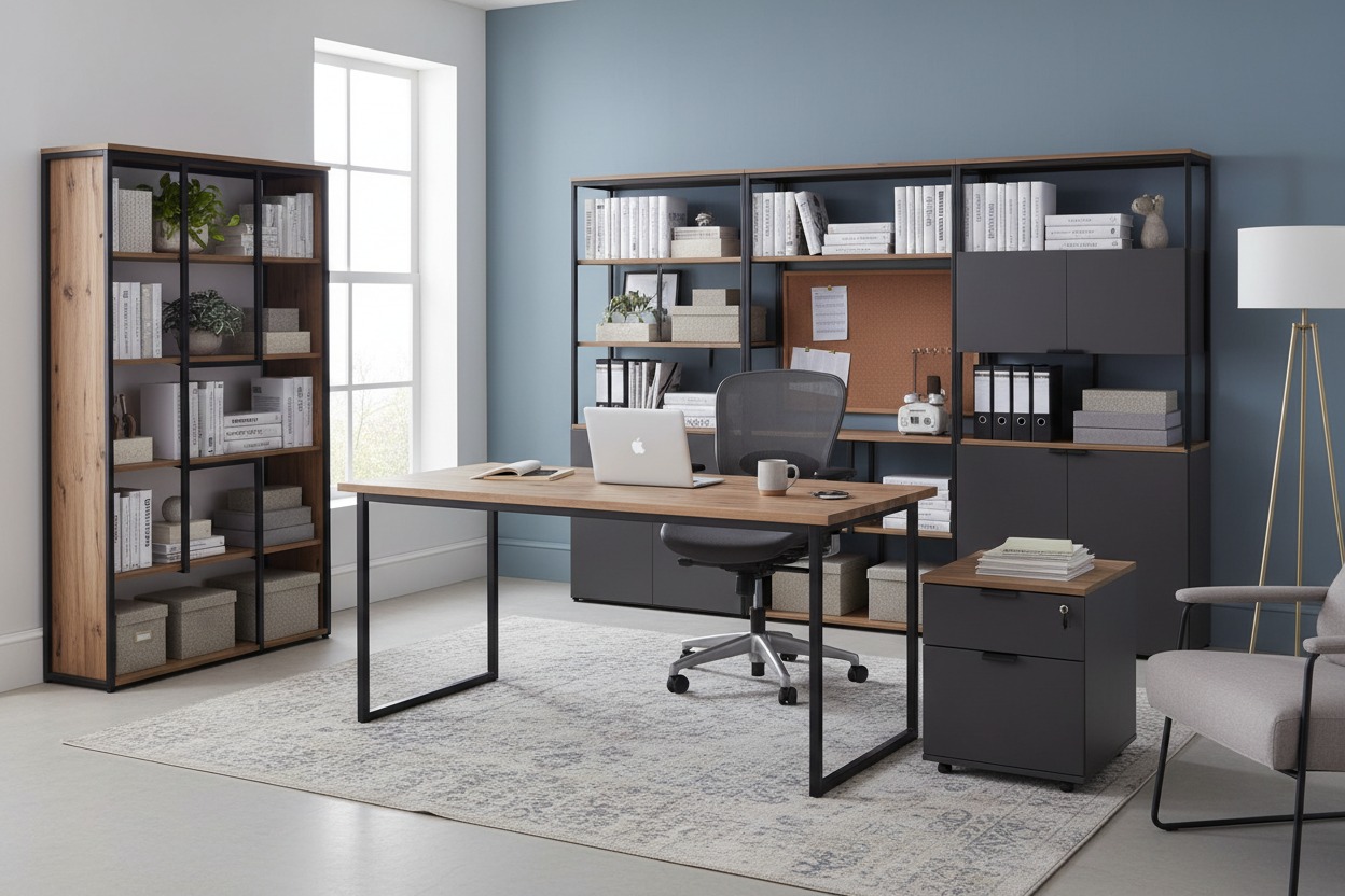 Whether you're working from home full-time or setting up a dedicated study space, we carry desks, office chairs, bookcases, file cabinets, and complete office ...